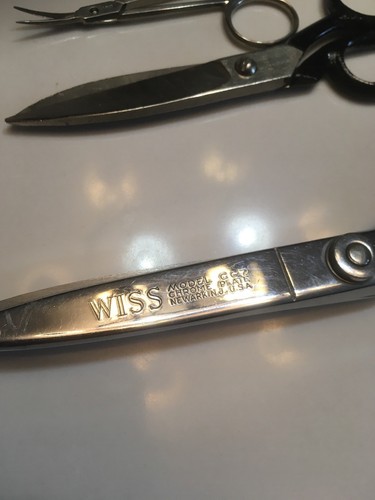 LARGE Lot of Vintage Scissors Pinking Shears Boker Treebrand Wiss Mark Fiskars