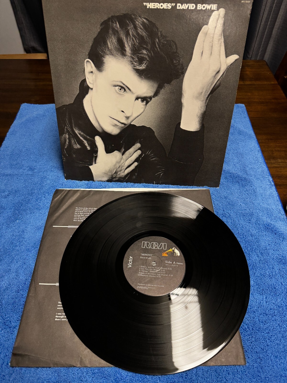 英LP David Bowie Heroes PL12522 RCA VICTOR /00260 David Bowie - Heroes :: Vinyl LP 1977 RCA Victor AFL1-2522