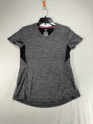 Women s Danskin now semi fitted gray Workout  shirt Size Medium