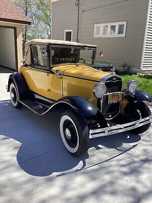 Owner 1931 Ford Model A Yellow RWD Manual Cabriolet