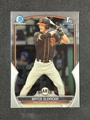 2023 Bowman Draft #BDC-107 Bryce Eldridge 1st Bowman Chrome GIANTS