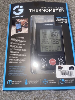 SMART GEAR - Wireless Meat Thermometer - Grill to Perfection