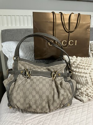 gucci jockey hobo 204991 authentic and beautiful with dust bag 355744345780