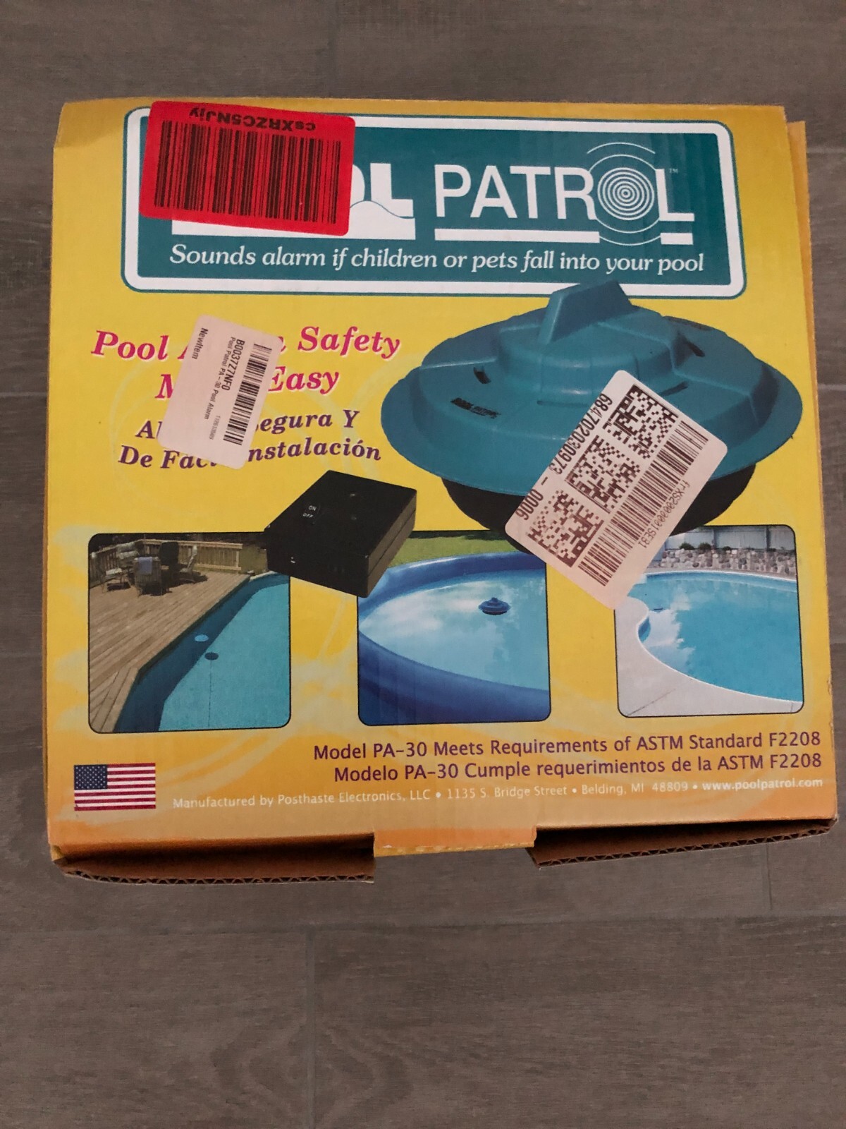 Remote Pool Patrol. Floating Pool Alarm Safety Security System