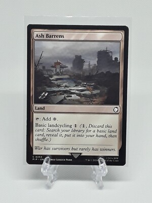 Magic The Gathering Ash Barrens Universes Beyond: Fallout (PIP) #C0253
