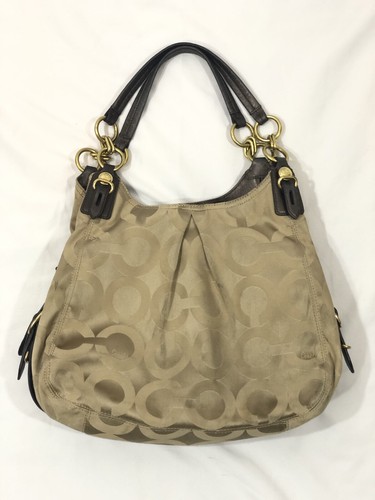良品 1811 COACH Flap Hobo Signater handbag 良品 1811 COACH Flap Hobo Signater handbag レディース