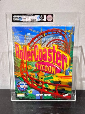 RollerCoaster Tycoon (PC, 1999) Sealed UK Version Chris Sawyer PSA AUTO VGA 85