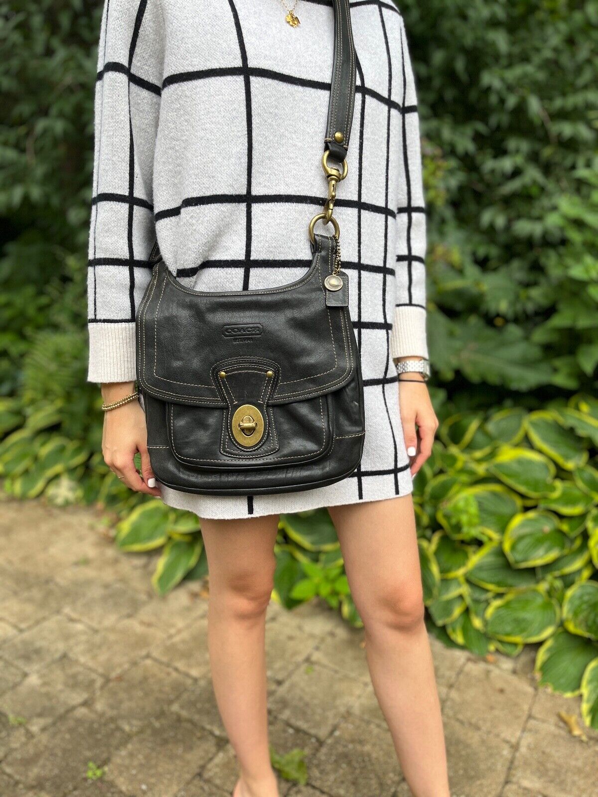 RARE COACH Black Leather Sling Bag | no. J0669-10325 | eBay RARE COACH Black Leather Sling Bag | no. J0669-10325 | eBay