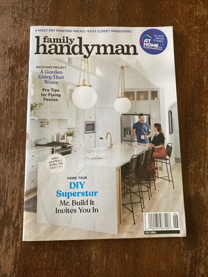Family Handyman Magazine 2024 June ~ DIY Superstar ~ Painting Hacks ~ BRAND NEW