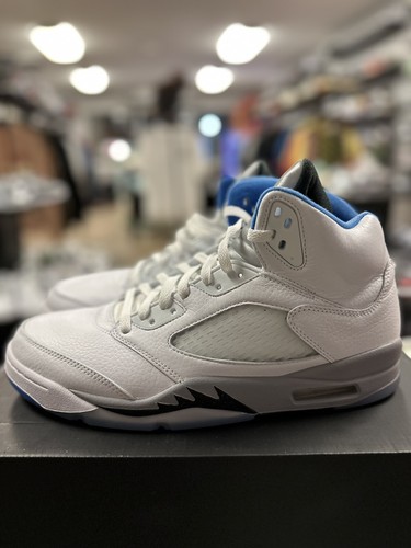 Jordan 5 ホワイト/レッド/ブルー NIKE AIR JORDAN 5 RETRO WHITE-RED-BLUE SZ 14 