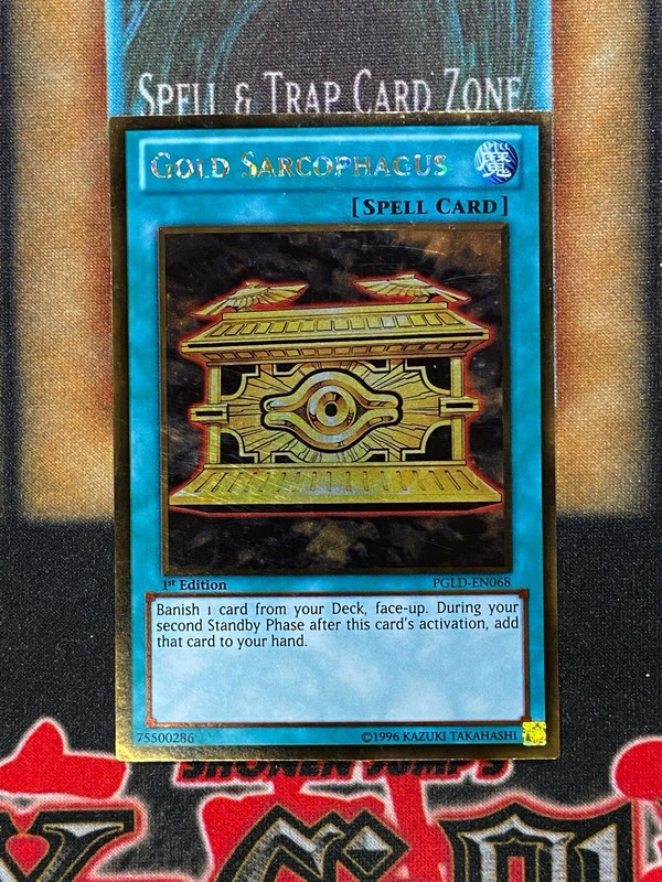YuGiOh Premium Gold Gold Sarcophagus PGLD-EN068