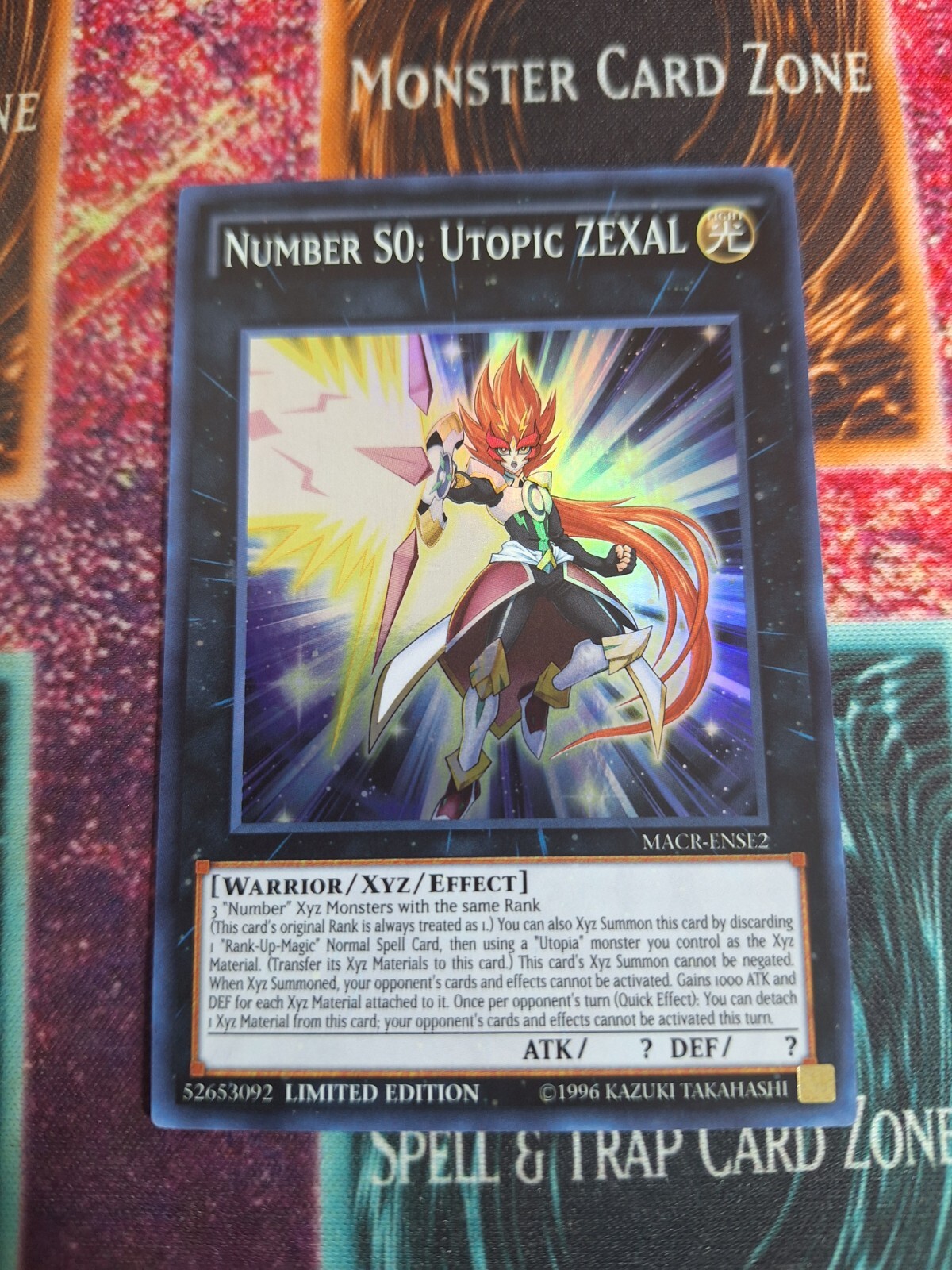 Yu-Gi-Oh! Number S0: Utopic ZEXAL MACR-ENSE2 Limited Super