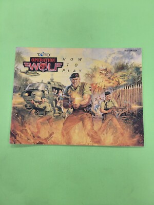 Operation Wolf Manual Only NES Nintendo