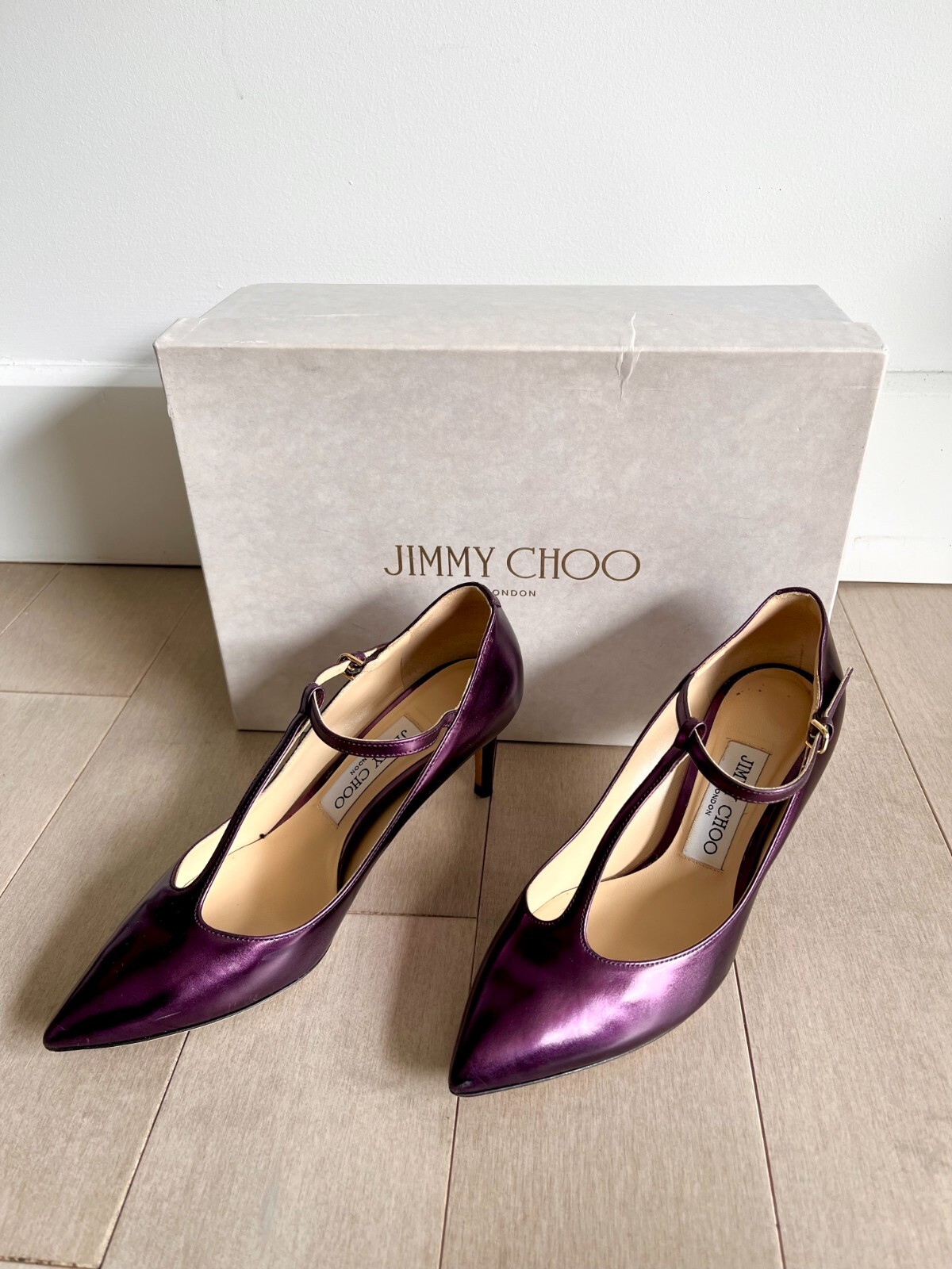 JIMMY CHOO パンプス　ヒール　ポインテッドトゥ　パープル　ラベンダー $_57.JPG?set_id=880000500F