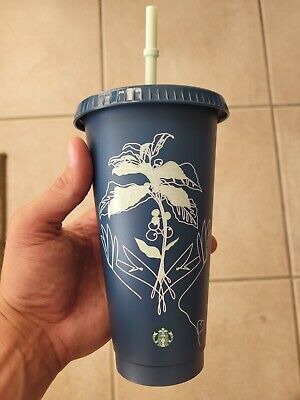 Starbucks 2022 Earth Day Sip Sustainably Teal Reusable Cup 24oz. (10 pack)