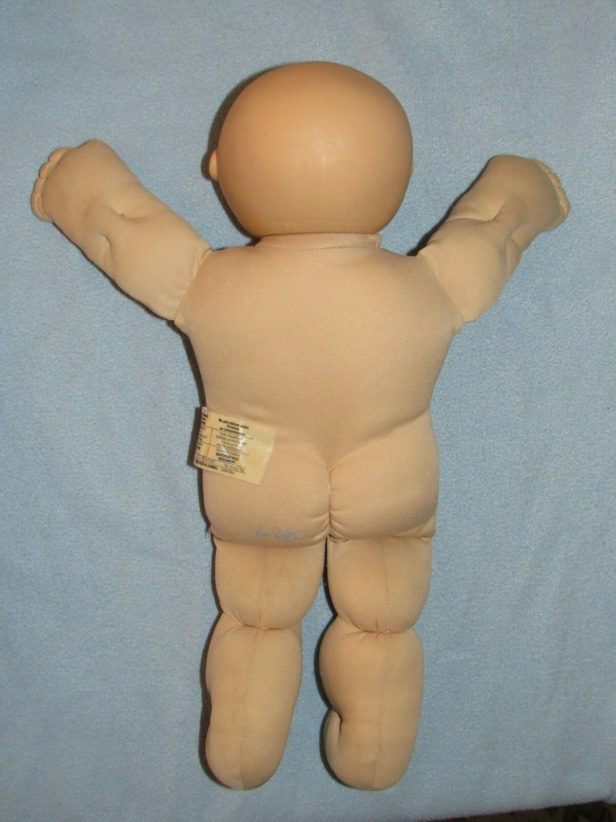 Vintage 1982 OAA Cabbage Patch Doll - 1 tooth, Bald - Blue Sailor Outfit & Shoes