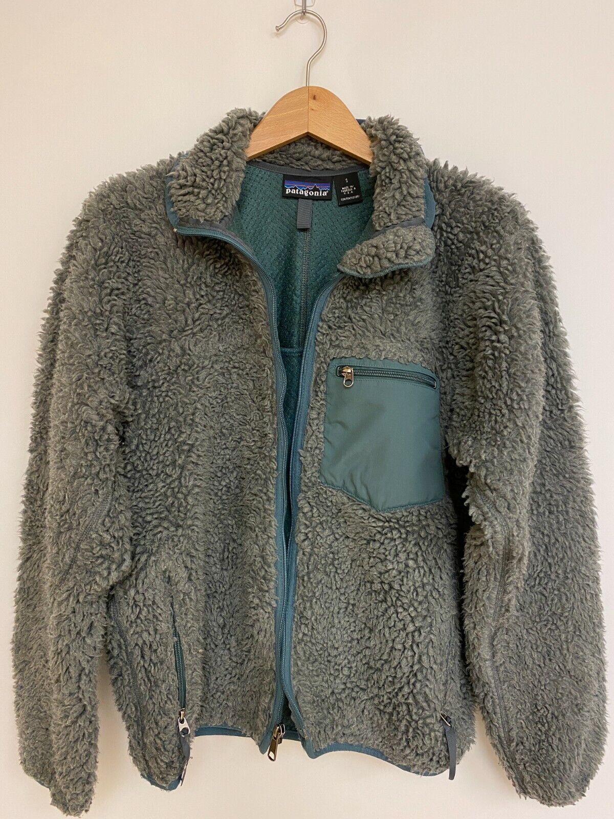 PATAGONIA Retro X Cardigan Charcoal Heather Aspen Green Deep PATAGONIA Retro X Cardigan Charcoal Heather Aspen Green Deep