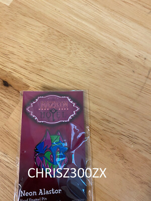 Hazbin Hotel Neon Alastor Hard Enamel Pin Figure Portrait Helluva Boss Official
