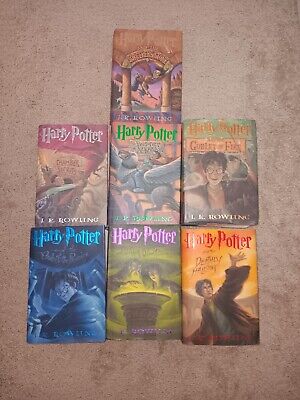 Harry Potter Complete Series 1-7 J. K. Rowling Hard Cover Set First Edition