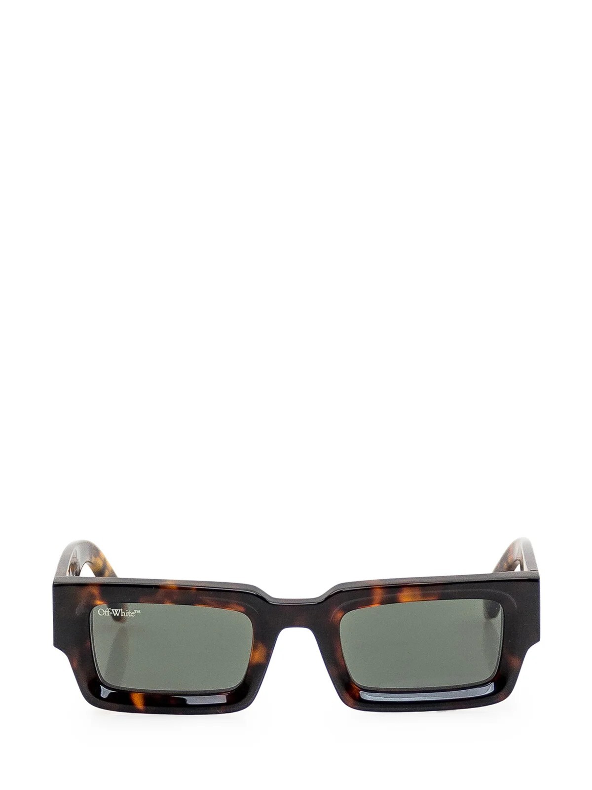 Pre-owned Off-white Lecce Rectangular Sunglasses 100% Authentic Brand In Black