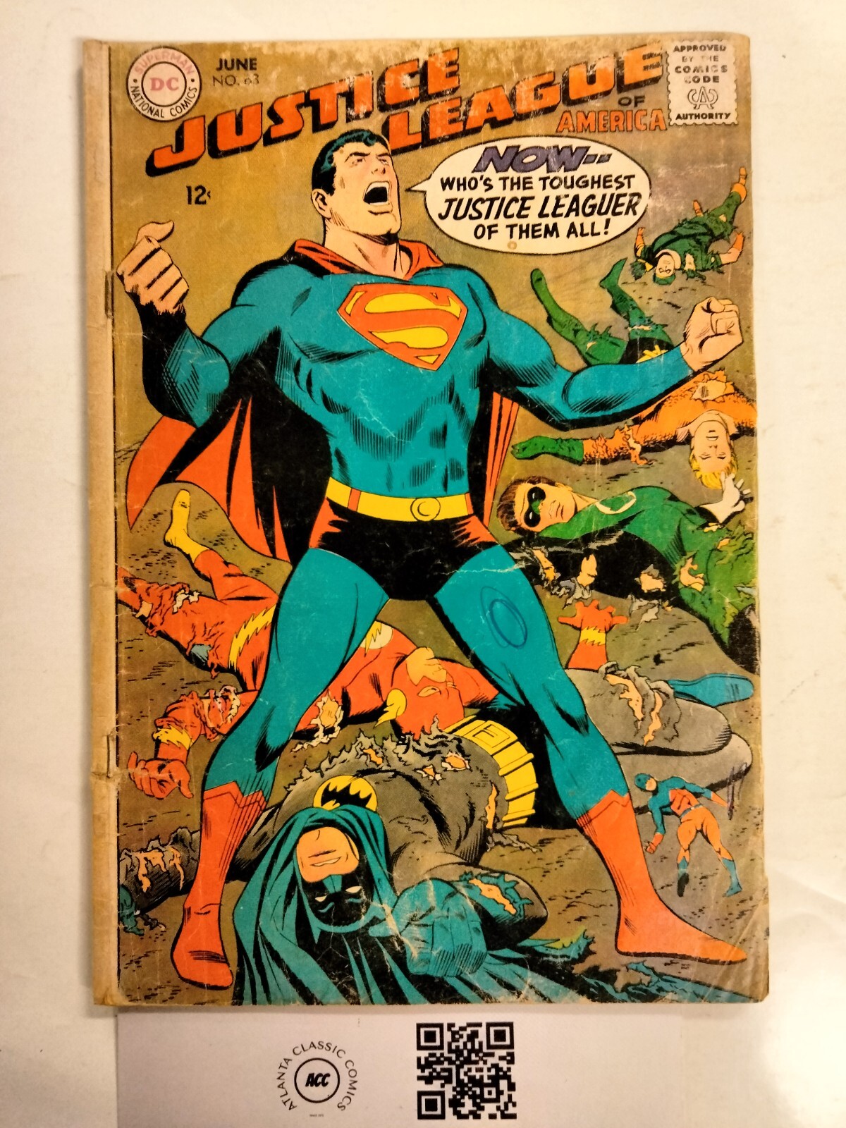 アメコミ Justice League America DC Omnibus Justice League Of America # 63 VG DC Comic Book Batman
