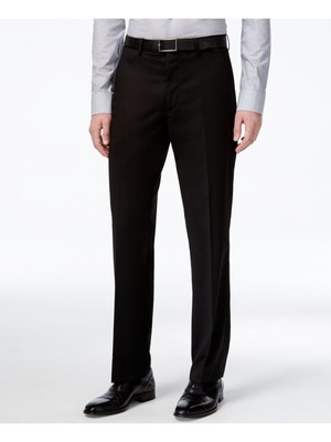 

ALFANI Мужские черные эластичные брюки Slim Fit, Черный, MEOLPQ3Z00