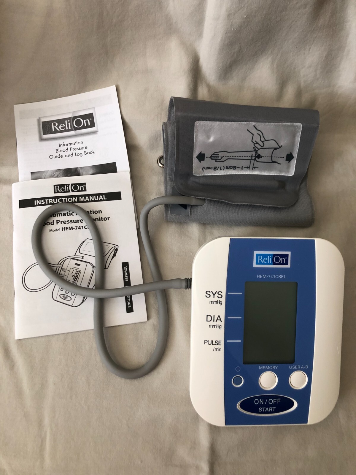 New Omron ReliOn UpperArm Automatic Blood Pressure Monitor