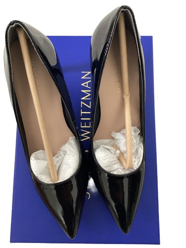 バレエシューズ Stuart Weitzman BALLERINE SHOES (SL523 BLK) Stuart Weitzman Supermoto Leather Mary Jane Ballerina Flats