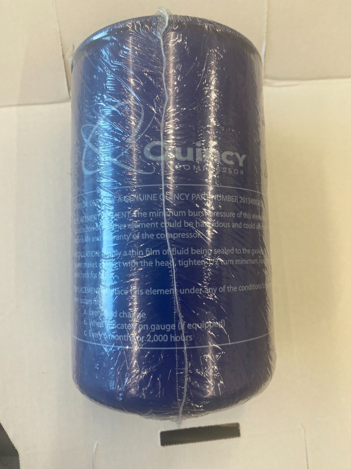Quincy 2013400282 Oil Filter Element NEW Sealed