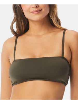 Женский зеленый купальник-бандо VINCE CAMUTO SWIM Top L