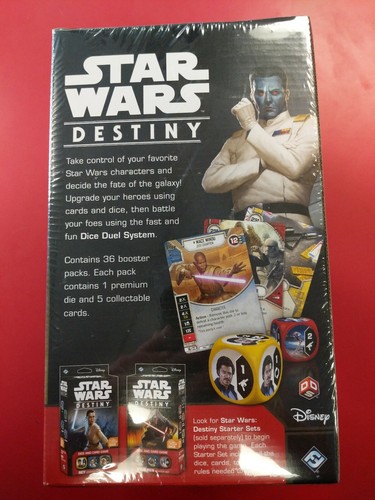Fantasy Flight Games Star Wars Destiny Empire at War Booster Box 36 Packs (New)