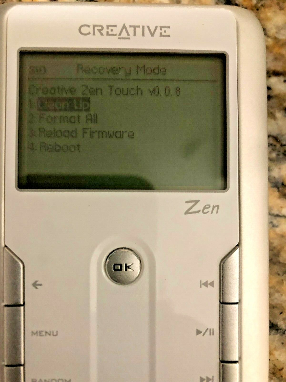 Creative Zen Touch 40GB MP3 Player - Model DAP-HD0014 ..FREE SHIPPING!!!