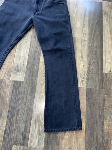 Vintage Levi's 517 Boot Cut Black Jeans Made in Mexico -Size 36x 34 -ripped
