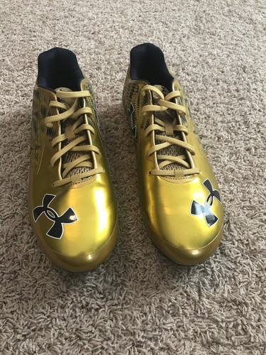 Notre Dame Irish Football Under Armour Team Issued 2015 Cleats Used Size 12.5 ND