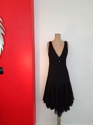 TWIN SET Simona Barbieri Dress M Black NEW