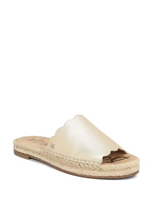 

Женские кожаные эспадрильи без шнуровки SAM EDELMAN Gold CorkFootbed Andy, Золотой, G3679L4