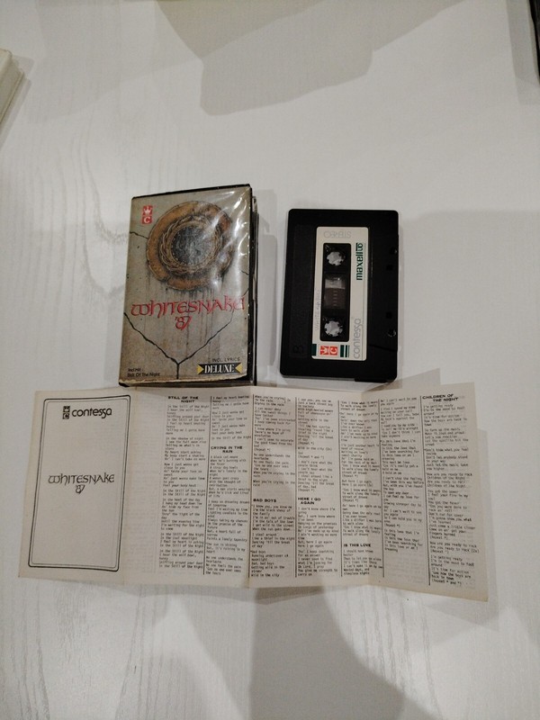 Whitesnake -Audio Cassette -'87