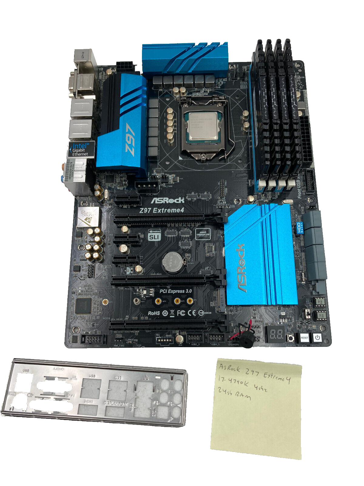 i7 4790k + Z97 Extreme6 + 24GBメモリ