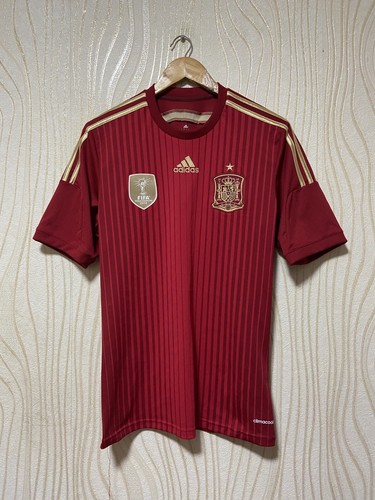 SPAIN 2014 2015 HOME FOOTBALL SHIRT SOCCER JERSEY ADIDAS