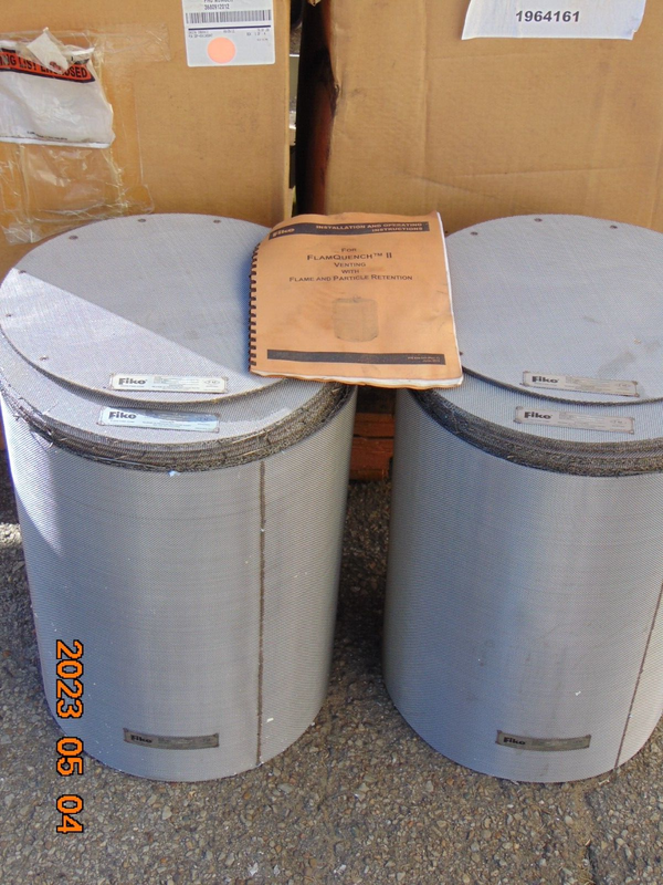 NOS FIKE FLAMQUENCH II FLAME PARTICLE RETENTION VENTING 12