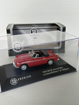TRIPLE 9 1964 MGB CONVERTIBLE 1/43 SCALE.