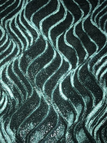 NWT Duck Crossing Girls Sparkling Velvet Skating Dress Turquoise Size L 12/14!!