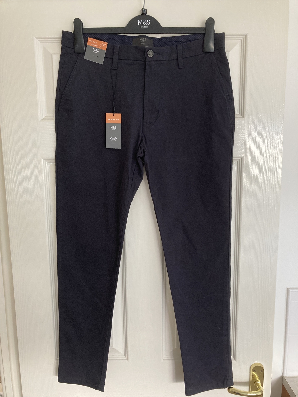 Брюки MARKS \u0026 SPENCER MENS DARK NAVY 