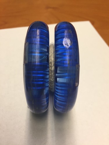 Yomega X Brain Auto Return Yo-Yo 1998&1999 Blue&Black And Clear Vintage