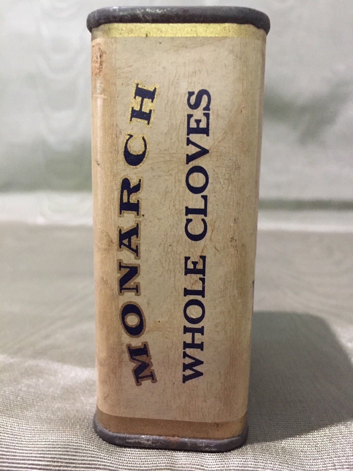 Vintage Monarch Whole Cloves spice tin Reid Murdoch