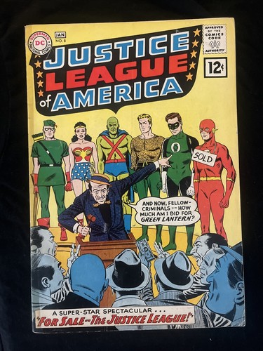 JUSTICE LEAGUE ジャスティス・リーグ 8冊 セット アメコミ JUSTICE LEAGUE OF AMERICA #8 1962 