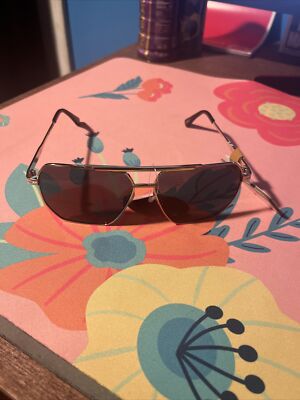 Foster Grant Styles For Y.O.U. Dubai Sunglasses Low Bridge Gold Frame Aviator