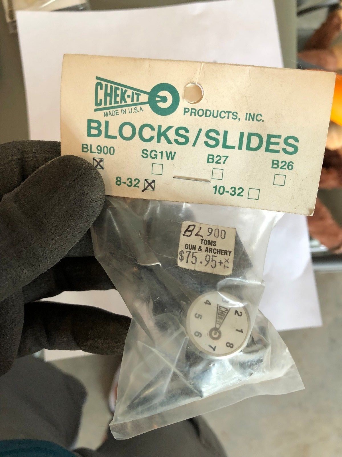 Chek-it Block Slide Archery Arrow BL900 BL 900 8-32