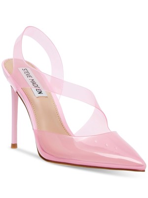 

Женские розовые прозрачные слипоны на шпильке STEVE MADDEN с открытым носком, 11 м, Розовый, VIEN02S1