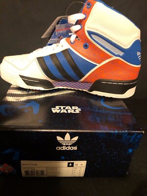 Adidas Star Wars M Attitude hightop Trainers Sneakers Shoes Size 10 43